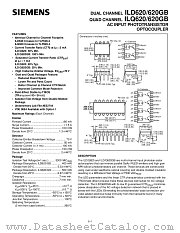 ILQ620B datasheet pdf Siemens