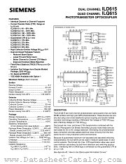 ILD615 datasheet pdf Siemens