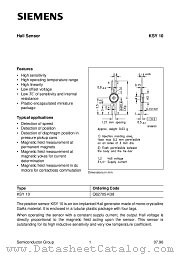 KSY10 datasheet pdf Siemens