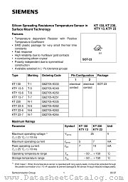 KTY13-5 datasheet pdf Siemens