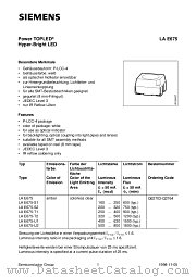 LAE675-T1 datasheet pdf Siemens