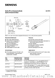 LD274-2 datasheet pdf Siemens