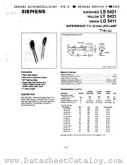 LG5421-P datasheet pdf Siemens