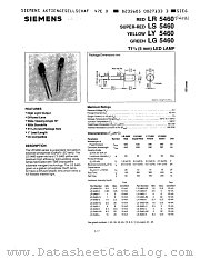 LS5460-KN datasheet pdf Siemens