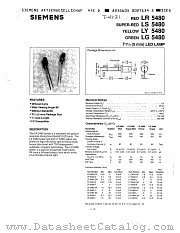 LS5480-GK datasheet pdf Siemens