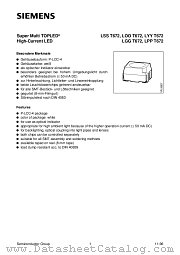 LSST672 datasheet pdf Siemens