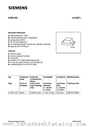 LGQ971-KO datasheet pdf Siemens