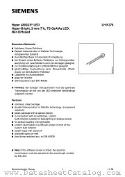 LHK376 datasheet pdf Siemens