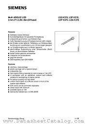 LSGK370-LP datasheet pdf Siemens