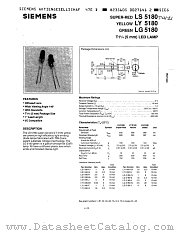 LG5180-G datasheet pdf Siemens