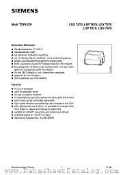 LSPT670-GK datasheet pdf Siemens