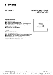 LSM670-HK datasheet pdf Siemens