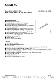 LSGK372 datasheet pdf Siemens