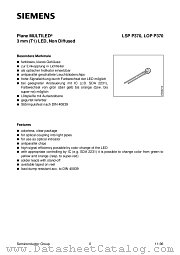 LOPP370-KN datasheet pdf Siemens