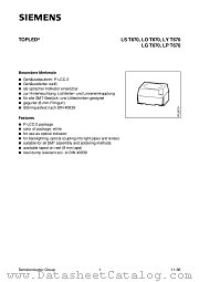 LPT670-G datasheet pdf Siemens
