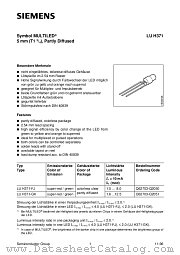 LUH371-FJ datasheet pdf Siemens