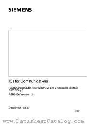 PEB2466 datasheet pdf Siemens