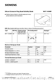 BAT14-099R datasheet pdf Siemens