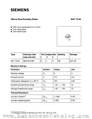 BAT15-04 datasheet pdf Siemens