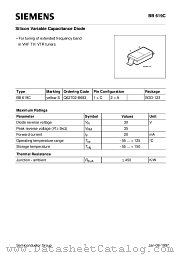 BB619C datasheet pdf Siemens