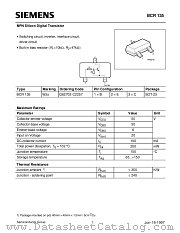 BCR135 datasheet pdf Siemens