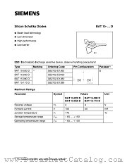 BAT15-D datasheet pdf Siemens