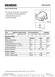 BAS125-07W datasheet pdf Siemens