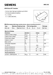 BFQ193 datasheet pdf Siemens