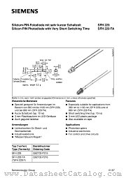 Q62702-P216 datasheet pdf Siemens
