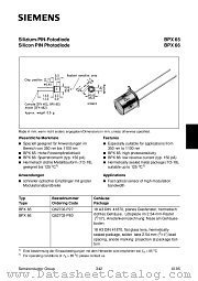 BPX66 datasheet pdf Siemens