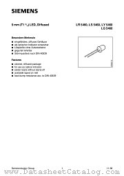 LR5460-G datasheet pdf Siemens