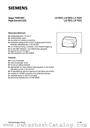 LYT672-LP datasheet pdf Siemens