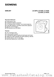 LPA670-J datasheet pdf Siemens
