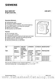 LSGA671-HK datasheet pdf Siemens