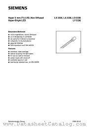 LY3336-U datasheet pdf Siemens