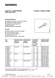 LY5380-HL datasheet pdf Siemens