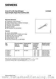 LH3344-QT datasheet pdf Siemens