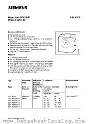 LSYA676-P+Q datasheet pdf Siemens