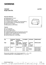 LGT671-M datasheet pdf Siemens