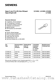 LO5436-TO datasheet pdf Siemens
