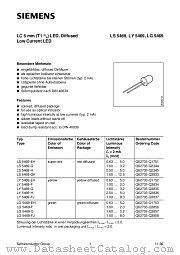 LG5469-EH datasheet pdf Siemens