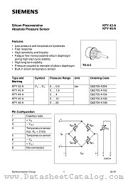 KPY42A datasheet pdf Siemens