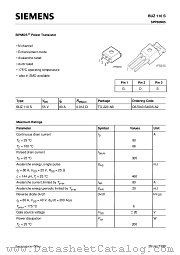 BUZ110S datasheet pdf Siemens
