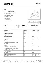 BUP304 datasheet pdf Siemens