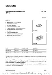PSB2121-P datasheet pdf Siemens
