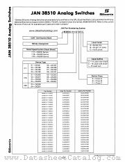 JAN38510/12303BIC datasheet pdf Siliconix