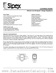 LP2950CT-5.0 datasheet pdf Sipex Corporation