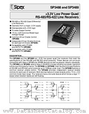 SP3489CT datasheet pdf Sipex Corporation