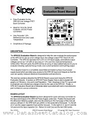 SP6122UEB datasheet pdf Sipex Corporation