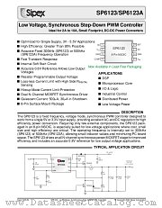 SP6123ACN/TR datasheet pdf Sipex Corporation